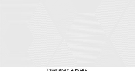 Fondo de textura de tecnología de luz de onda gris blanco hexagonal. Abstractas concepto digital de big data arte simple abstracto moderno
