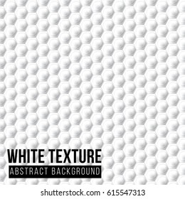 hexagon white texture abstract background vector