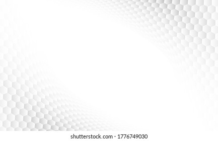 Hexagonal abstract background with copyspace. Vector illustration