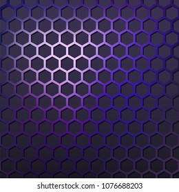 Hexagonal abstract background. Geometric colorful texture. Stock vector illustration.
