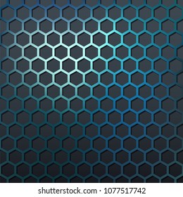 Hexagonal abstract background. Geometric colorful texture. Stock vector illustration.
