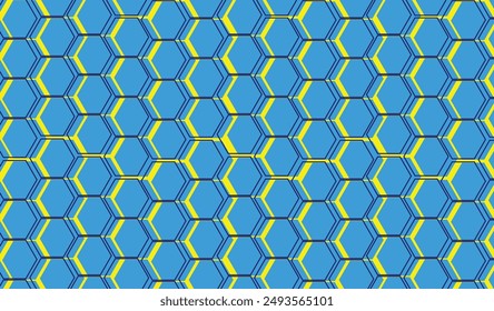 hexagonal abstract background, hexagonal abstract pattern
