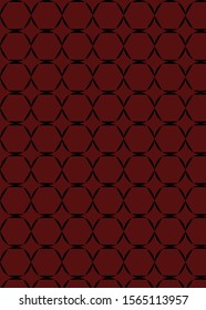 hexagonal abstract geometric pattern. simple vector graphic design