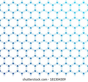 Hexagonal abstract lace background