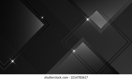 Hexagonal Abstract Metal Background With Light