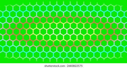 Hexagonal Abstract Technology Background (em inglês). Hexagons Pattern for Hi-Tech Communication Design (em inglês). "Hi-tech Cyber Hexagon Sci-Fi Game Banner Grid" (em inglês). Padrão Nano Shield. Ilustração de vetor