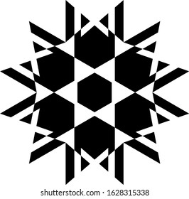 hexagonal array of hexagons with a little bit of tension between them
