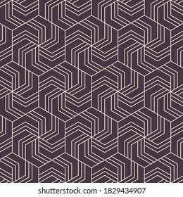 
Hexagonal art deco pattern background.