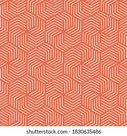 
Hexagonal art deco pattern background.
