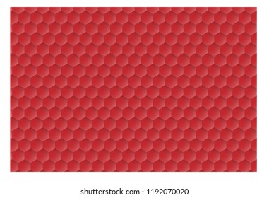 Hexagonal background, Red tone.