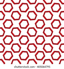 Hexagonal background. Vector Illustration.