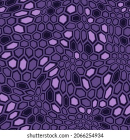 Hexagonal camouflage seamless patern. Abstract modern endless digital contemporary design texture. Military geometric ornament for fabric, fashion and vinyl wrap print. Vector illustration.
