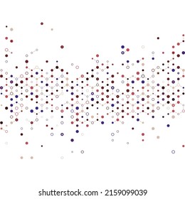 eine große Menge an hexagonaler Zellkommunikation