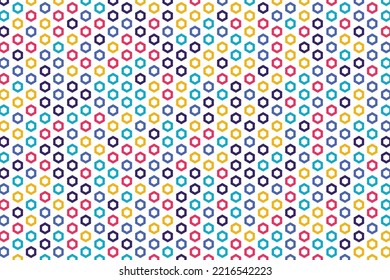 Hexagonal Colorful Abstract Pattern, suitable for any business