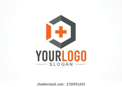 vector de logotipo hexagonal