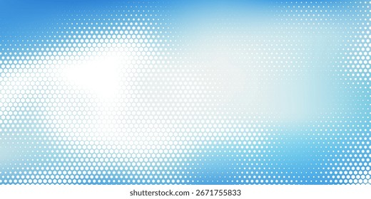 Fondo verde del ciberespacio hexagonal. Patrón de tecnología de rejilla hexagonal. Vector