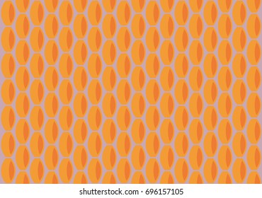 hexagonal design vector for print