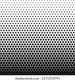 Création de motif vectoriel harmonieux de point hexagonal