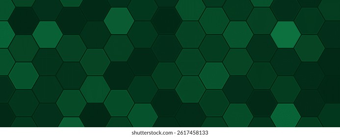 Hexagonal gaming honeycomb abstract background. Hexagon technology futuristic dark vector abstract background with blue and pink colored bright flashesunder hexagon. 