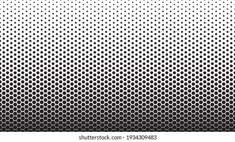 Hexagonal Geometric Abstract Halftone Background, Technology Extreme Sports Simple Pattern Backdrop