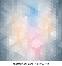 hexagonal geometric design for presentation, magazine, advertisement and other materials 