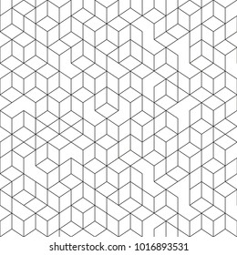 hexagonal geomteric pattern with modern concept