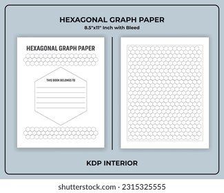 Hexagonal Graph Paper KDP Interior