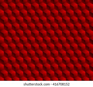 Hexagonal grid background. Cube vector background. Seamless geometric pattern. Modern style texture.