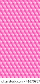 Hexagonal grid background. Cube vector background. Seamless geometric pattern. Modern style texture.