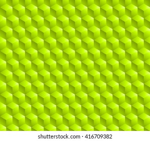 Hexagonal grid background. Cube vector background. Seamless geometric pattern. Modern style texture.