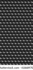 Hexagonal grid background. Cube vector background. Seamless geometric pattern. Modern style texture.