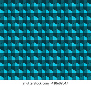 Hexagonal grid background. Cube vector background. Seamless geometric pattern. Modern style texture.