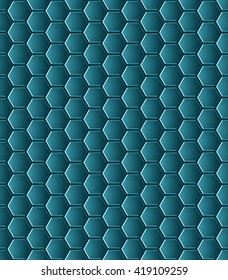 Hexagonal grid background. Cube vector background. Seamless geometric pattern. Modern style texture.