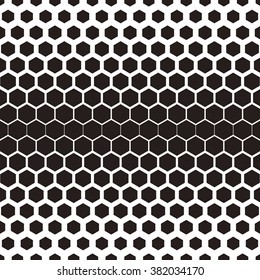 Hexagonal grid design,Vector seamless pattern.