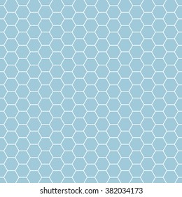 Hexagonal grid design,Vector seamless pattern.