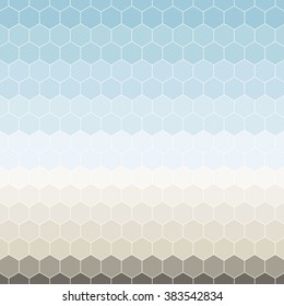 Hexagonal grid design,Vector seamless pattern.