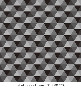 Hexagonal grid design,Vector seamless pattern.