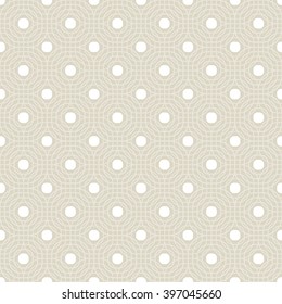 Hexagonal grid design,Vector seamless pattern.