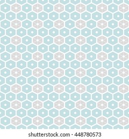 Hexagonal grid design,Vector seamless pattern.