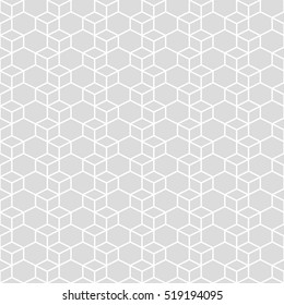Hexagonal grid design,Vector seamless pattern.