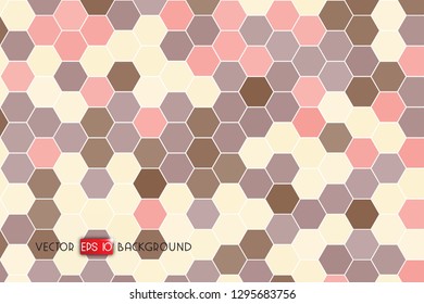 Hexagonal grid pattern