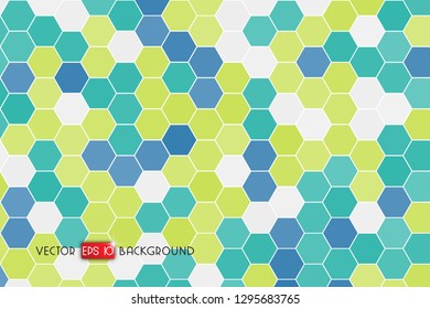 Hexagonal grid pattern