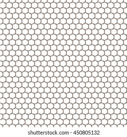 Hexagonal grid seamless pattern.Graphic design.Vector illustration with gradient on white background.