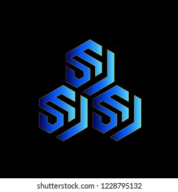 hexagonal or honey comb logo with deep philosophy for technology or business startup company. hexagonal or honey comb has mean innovation.