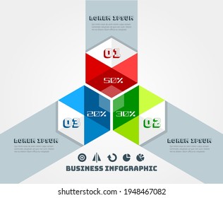 Hexagonal Infographic Presentation for Business