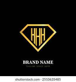 Hexagonal letter H logo design illustration vector template