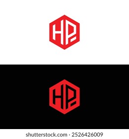 Letra Hexagonal HP Logo Design