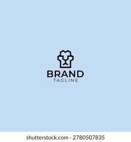 Hexagonal Lion Head T-Shirt Monogram. Minimal lion head logo, geometric animal logo design. 