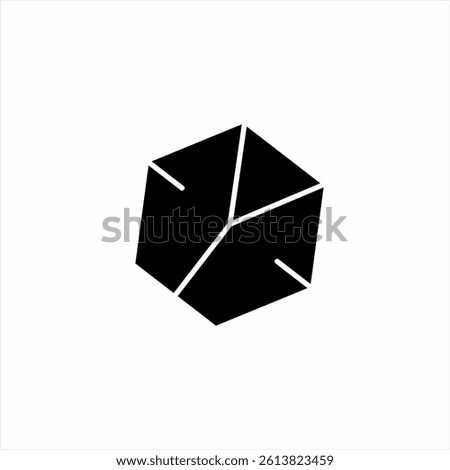 Hexagonal logo design with letter Y.