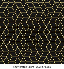 Hexagonal Maze pattern abstract illustration